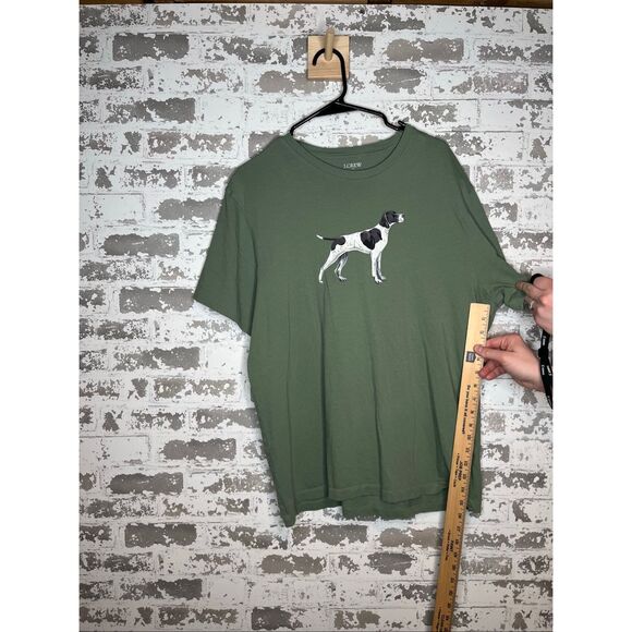 J. Crew | mens short sleeve shirt with dog - Picture 6 of 8
